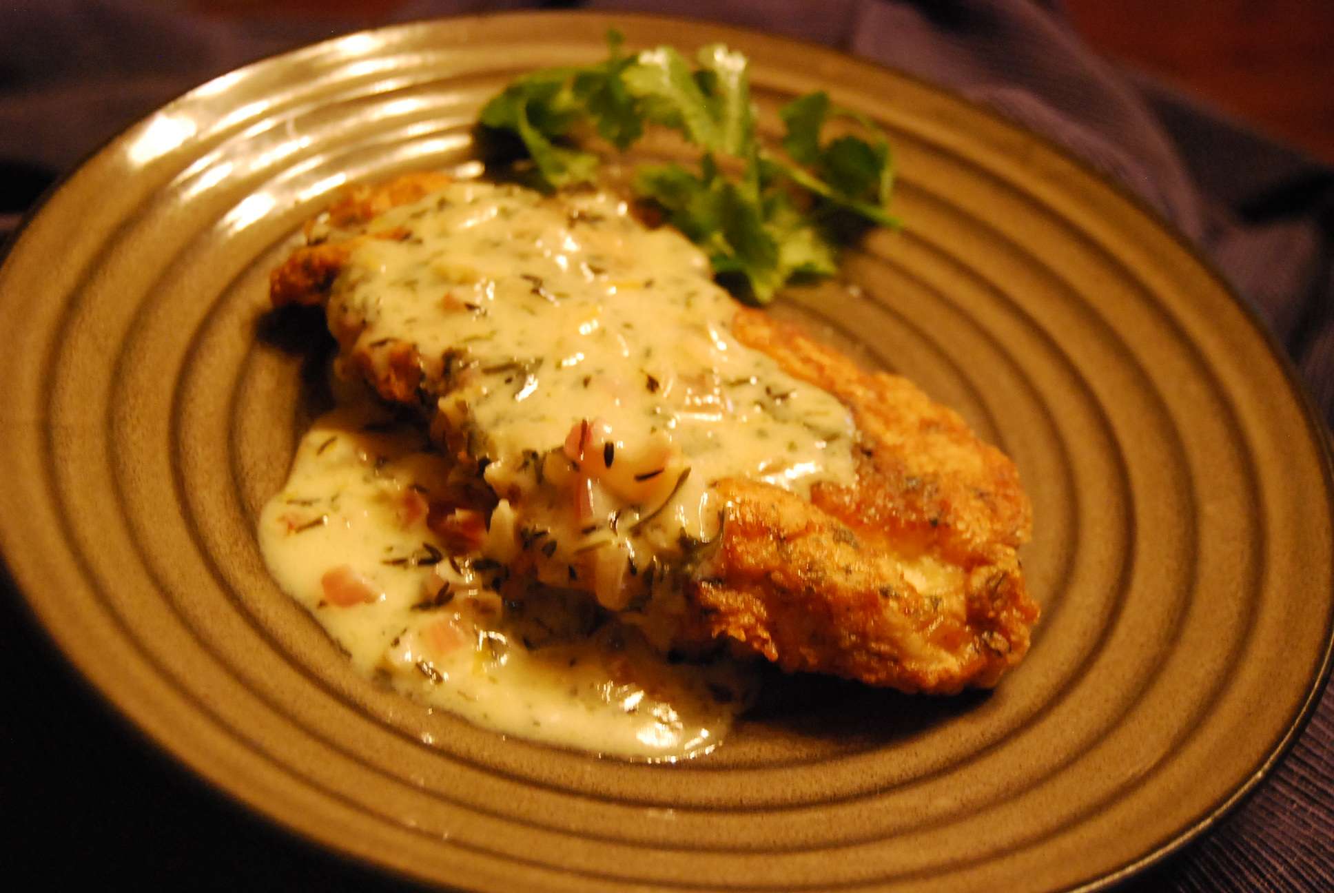 Easy to Make CheeseCrusted Chicken with Cream IngRecipe