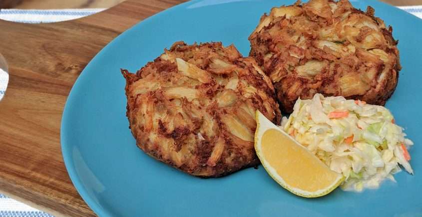 Healthier Broiled Crab Cakes without Filler