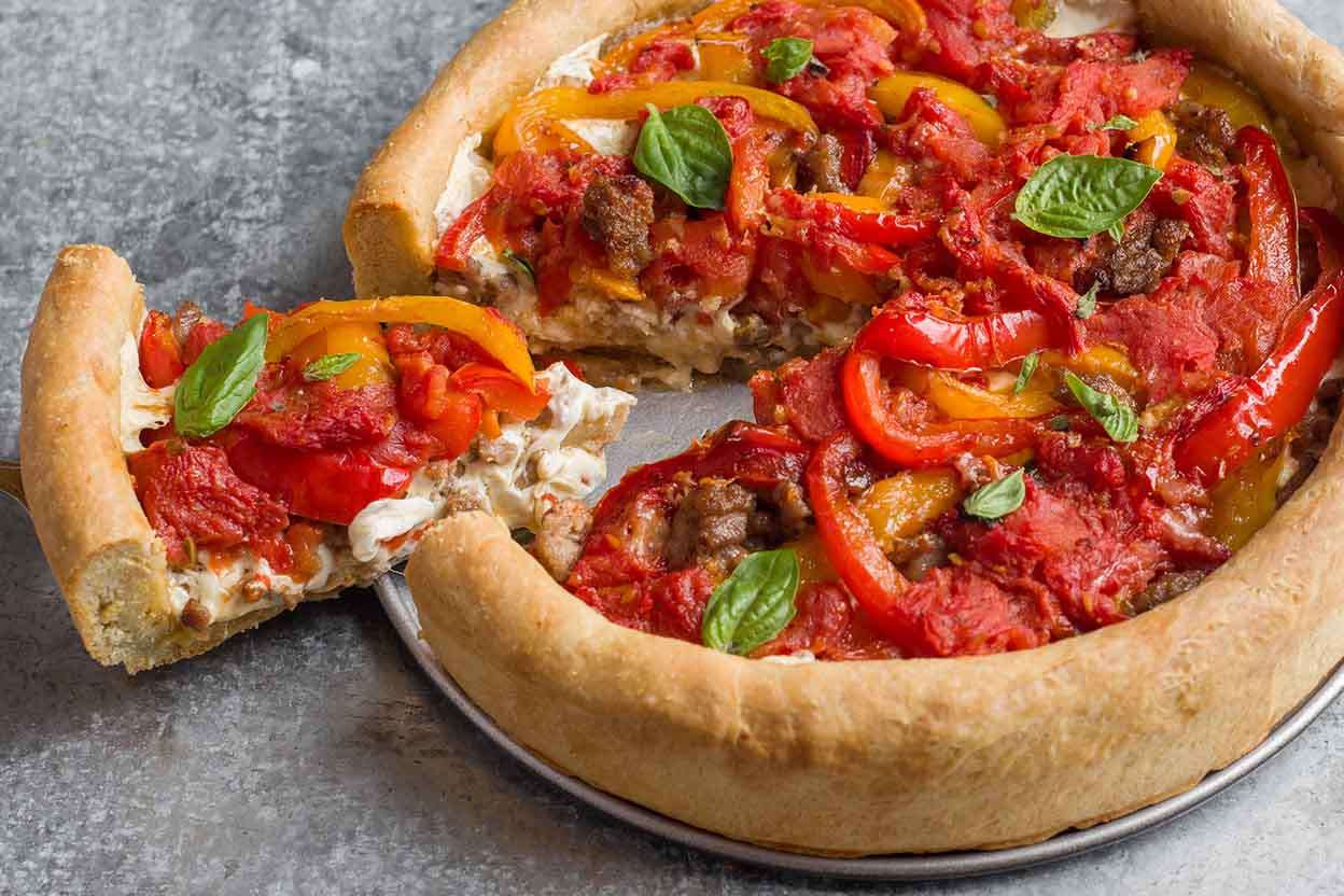 Deep Dish Pizza Quiche IngRecipe